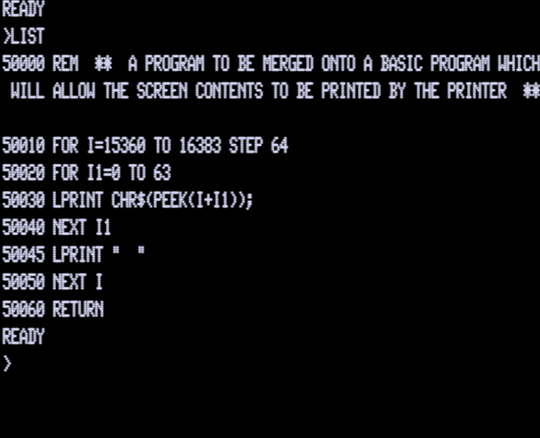Screen shot